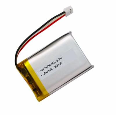 China Toys Use 603048H 3.7V 900mAh High Temperature Lithium Polymer Battery For Digital Products for sale