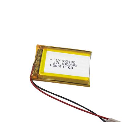 China Toys Lipo certificate kc /IEC62133 /CB 103450 3.7V 1800mAh Li Polymer Battery in stock for sale