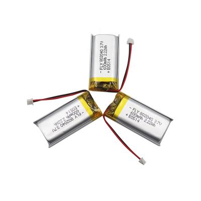 China Consumer electronics small kc 3.7v Li-ion battery 802040 lithium 600mAh polymer battery for DV for sale