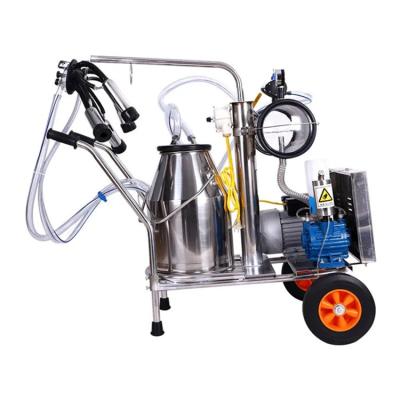 China food & Beverage Plant High Efficiency 20-40 Cows / Hour Capacity Portable Milking Machine Vacuum Type Milking Machine for sale