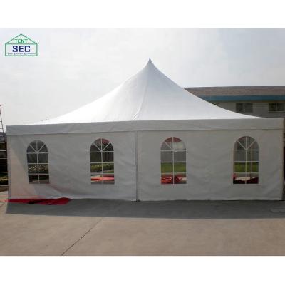 China 6061 Aluminum Alloy Outdoor Decoration Canopy Wedding Hard-pressed Party Used Pagoda Tent For Sale for sale