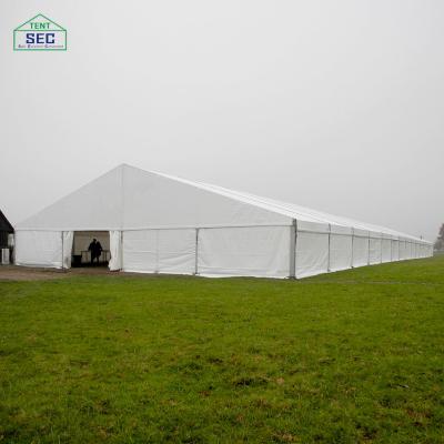 China High Quality Cheap High Quality 20 x 40 Big Aluminum Reinforced 6061 Alloy Storage Warehouse Trade Show Tent 400 People for sale