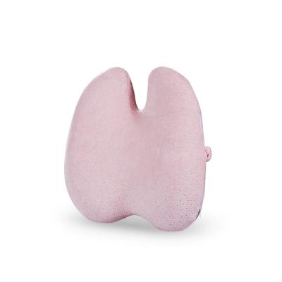 China Massage Tooth Shaped Memory Foam Back Lumbar Office Support Pillow for sale