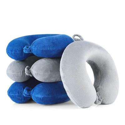 China Function Anti-Static Pillow Memory Travel Neck Moving Pillow With Velvet Pillowcase Suitable For Travel And Office Sleeping for sale