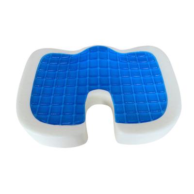 China Anti-Static Orthopedic Memory Foam Gel Coccyx Cooling Chair Pads Outdoor Chair Memory Foam Gel Cushions For Decompression for sale