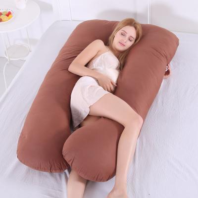 China Sleep Pregnant Full U Support Women Pregnancy Side Sleeper Side Pillows Body Pillow Folded Maternity Cushion for sale