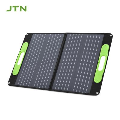 China Outdoor Camping Camping 80 Watt Portable Foldable Solar Panel 80w Folding Solar Charger Bag for sale