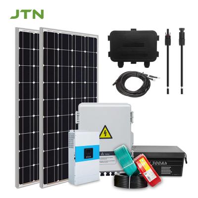 China Home Wall 1000W 2000W 3000W 5000W Photovoltaic Power Battery JTN Solar System For House for sale