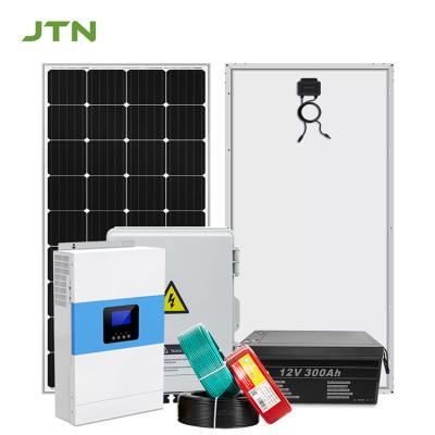 China Home House Use Off Grid Solar Power System 3Kw 5kw Solar Panel Roof Mounting System for sale