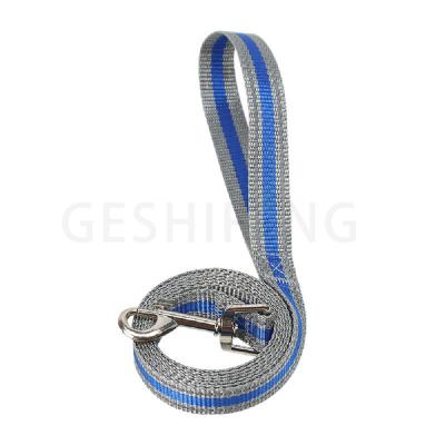 China 150cm Reflective 5ft Nylon Dog Leash With Reflective Wire For Pet for sale