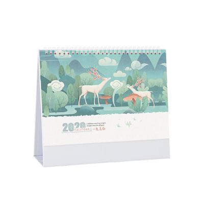 China Table Calendar Hot Sale 2022 Custom Logo Printing Cute Table Office Student Desk Calendar Day Monthly Calendar for sale