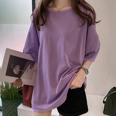 China New Fashion Custom Clothing Friend T-shirt Women Crewneck Oversized Tees Anti-wrinkle Mask Big Tees for sale