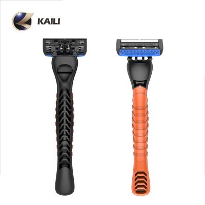 China Hot sale four blades prefer quality four blades replaceable shaving razor for men for sale