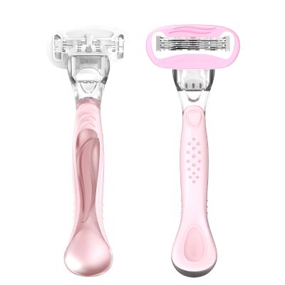 China High Quality Five Blades Touch Women System Personal Razor For Body Shaving for sale