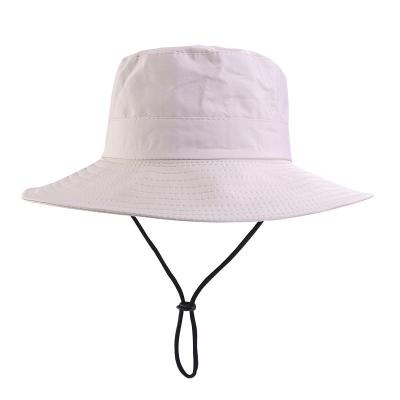 China Shade Fashion White Mens Summer Sun Shade Polyester Printed Design Your Own Bucket Hat for sale