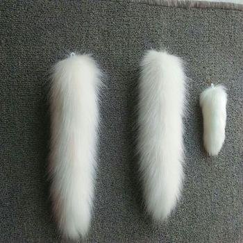 China Cheap dyed fox tail of European and American style faux fur fox tail/faux fur/real fur fox tails for sale