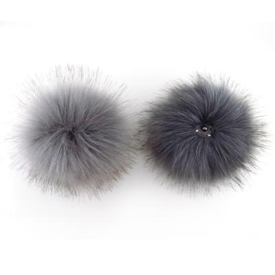 China Beautiful Lovely High Quality Popular Fashionable Custom Made Fur Ball With Snap Or Chain for sale