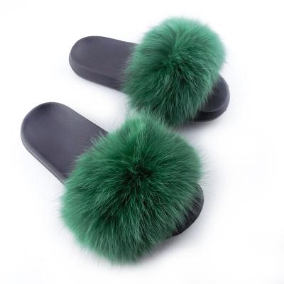 China China Factory Real Fur Shoes Light Fur Slippers Women Lightweight Sandals for sale