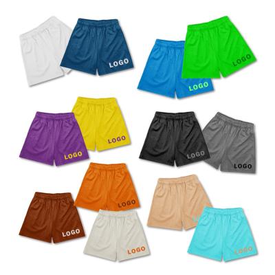 China Anti-Wrinkle OEM Double Sided Popular Custom Made Summer Dry Mesh Shorts Double Layer Speed ​​Logo Jogger Casual Men Sports Polyester Men's for sale