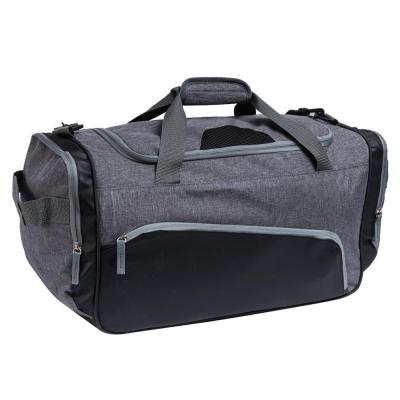 China JLD-W0306 Polyester Gym Sports Duffel Bag (Dark Blue) for sale