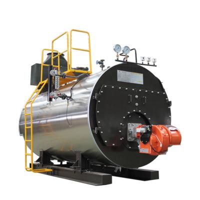 China WNS Series 1.25 Mpa 3 Horizontal Pass Gasoline Oil Gas Fired Steam Boiler For Industrial Chemical Textile for sale