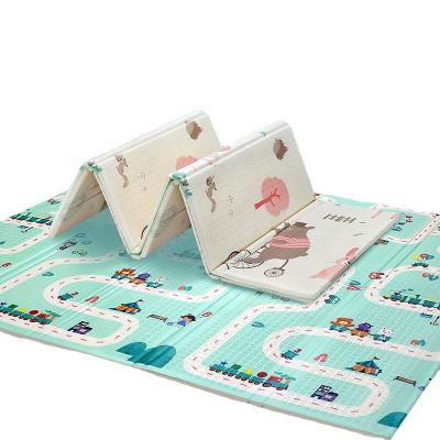 China Educational Game Mat Crawling Kids Children Play Mat Folding Crawling Pad Baby Folding Toy XPE for sale