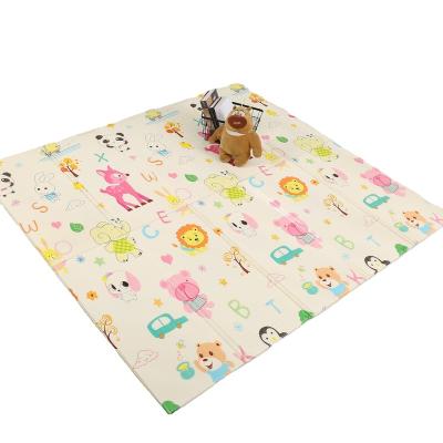 China Eco-Friendly Foldable Baby Play Mat For Baby Waterproof Extra Large Play Crawling Mat for sale