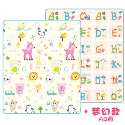 China Eco-friendly Baby Play Mat Waterproof Foam Soft Floor Mat Foldable Crawling Carpet for sale