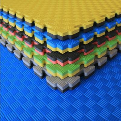 China High Quality Eco-friendly Gym Mat Tatami Taekwondo Martial Arts Judo Puzzle EVA Foam Interlocking Mat for sale