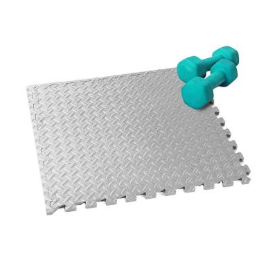 China Eco-friendly Soft EVA Foam Puzzle Play Mat Exercise Gym Tiles Covers Line Pad Foam Floor Play Climbing Mat for sale