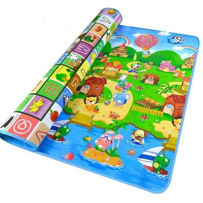 China Toy Baby Cotton Educational Play Mat, Baby Crawling Playmat for Baby Floor Mat Large Super Soft Extra Thick (0.6cm), Outdoor Plush Foldable for sale