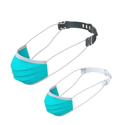 China Connect A Mask Facemask Belt Face Protection Silicone Ear Hook Cotton Earache Fixed Strap Belt Adjustable Fit 3 Speed ​​Rope Extension Buckle Anti-Earache Strap for sale