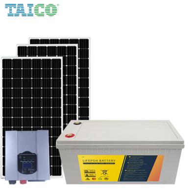 China Toys Rechargeable Deep Cycle 12.8V 200AH 300AH Lifepo4 Solar Panel With Battery for sale