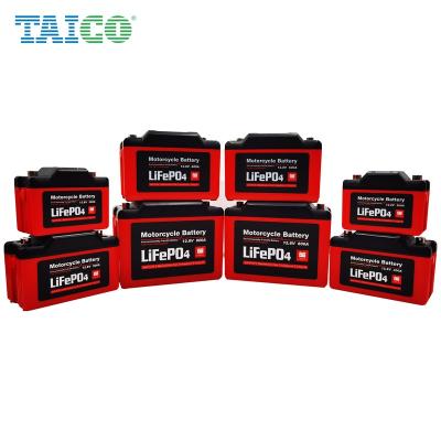 China Toys TAICO New Products Lifepo4 Start Motorcycle Battery 12V 800CCA for sale