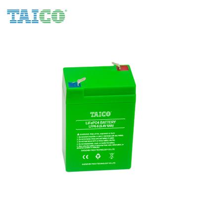 China Electric Power Systems TAICO 6V LiFePO4 Battery Deep Cycle Power 6V Lifepo4 Battery for sale