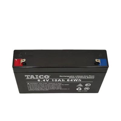 China Consumer Electronics Rechargeable Battery Pack LiFePO4 18650 2S5P 6.4V For Power Wall for sale