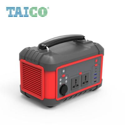 China Power Station Backup 600W/160000mAh Home Portable AC 12V DC Type C Charger Lithium Battery Power Bank Camping Sloar 110V Panel Charging for sale