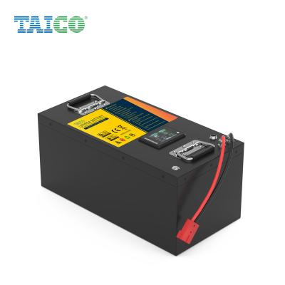 China Golf Cart Newest Design 12.8V 50Ah 100Ah 200Ah 300Ah 400Ah LiFePO4 Lithium Battery New 12v For RV BOATS Golf Carts for sale