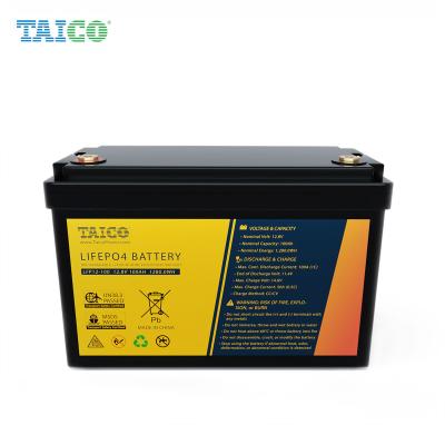 China Super Electric Power Systems TAICO Safety 12V Lifepo4 Battery 12.8v 100AH ​​150AH 200AH Low Temperature Lithium Battery Manufacturers for sale