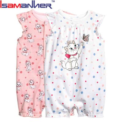 China Wholesale Lovely Baby Clothing Polyester / Cotton Summer Rompers Newborn Babies for sale