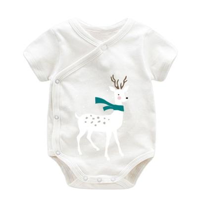 China Wholesale unisex onesie 100% cotton baby clothing toddler jumpsuit baby boutique newborn 100% cotton romper for sale