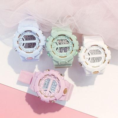 China Fashion Full Unisex Silicone Waterproof Calendar Sports Girls Kids Led Student Watches Electronic Digital Watch For Boys Relojes Digitals for sale