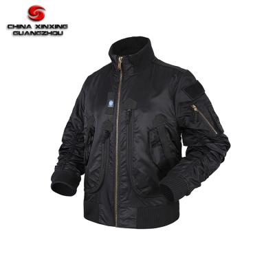 China Good Quality Military / Army Soldier Winter Field Coat Anti-Static Black Jacket for sale