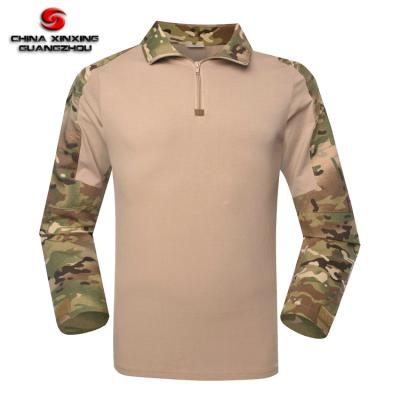 China Frog Breathable Tactical Suit Shirt Camouflage Army Military Uniform for sale