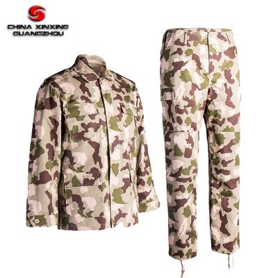 China Breathable Nigeria Africa Desert Woodland Mutiland Military BDU Uniforms Set Camouflage Jacket Coat Pants for sale