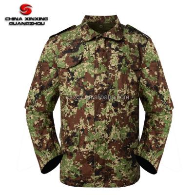 China Anti Static Camouflage Wind Proof With M65 Type Field Cap Long Sleeves Military Jacket for sale