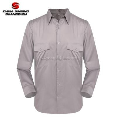 China Custom Anti-Pilling Shirt Angola Military Officer Dress Shirt Army Dress Shirt for sale