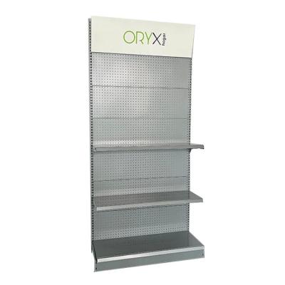 China Factory Customized Size Color Logo shop shelves supermarket shelves half supermarket rack exhibition shelf for sale