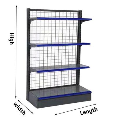 China Shop Store Racks Gondola Shelf  Supermarket Snack Shelf Groceries Display Racks for sale