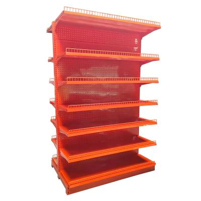 China Factory custom color size metal store display shelves duty free store shelves for sale